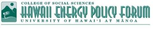 Hawaii energy policy Forum BANNER